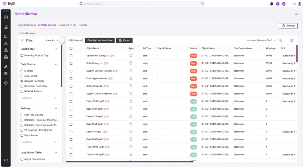User interface screenshot